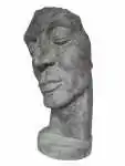 Artikelbild 2 des Artikels “Maske Mensch 02 (nach links geneigt) Original des Künstlers - 150cm Höhe “